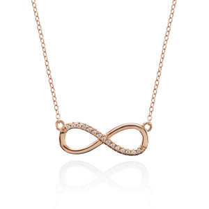 RoseGold Infinity Necklace