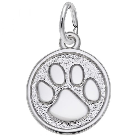 Rembrandt Charms Small Paw Print Charm