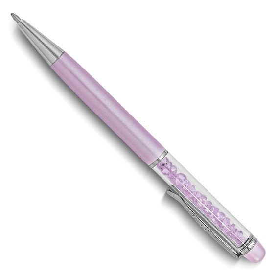Lavender, Floating Swarovski Crystal Ball-Point Pen