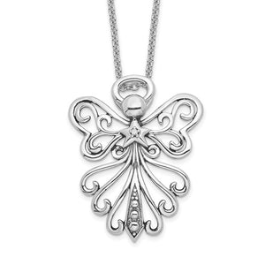 Sterling Silver Heavenly Angel Necklace