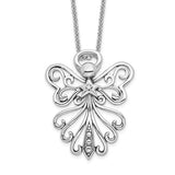 Sterling Silver Heavenly Angel Necklace