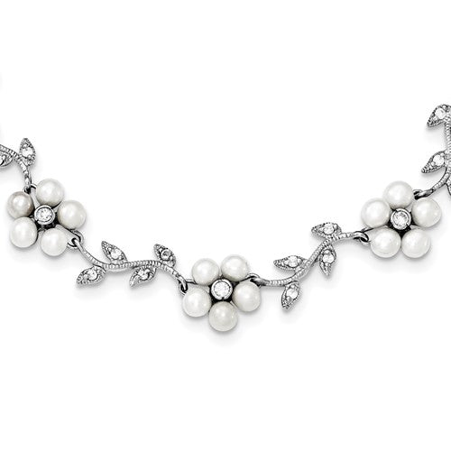 Floral Pearl Bracelet