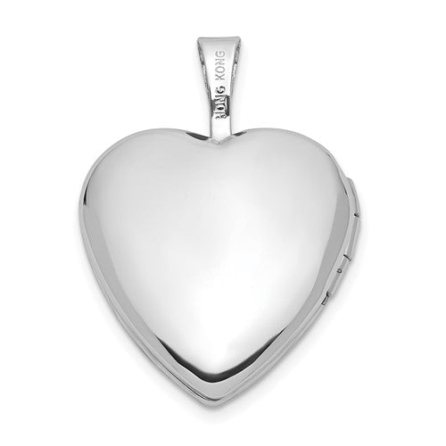 Sterling Silver I Love You Diamond Locket