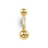 White Gold Belly Button Ring
