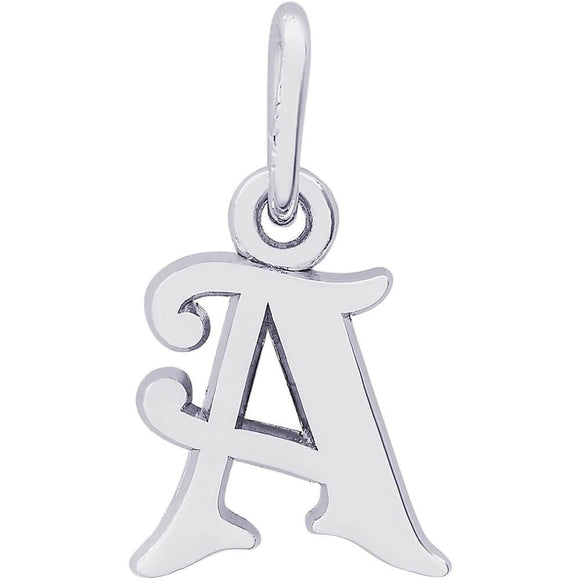 Silver Initial A