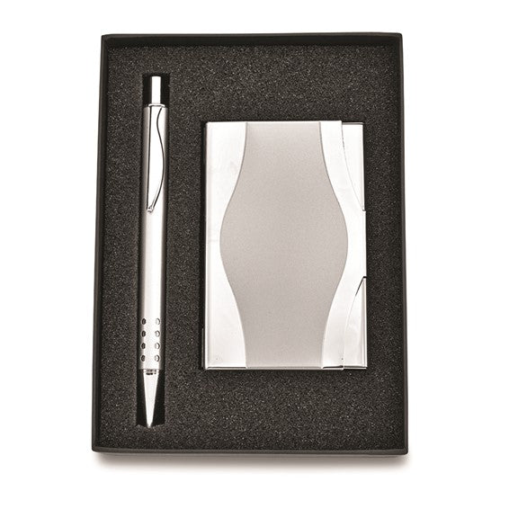 Business Card Case and Pen Gift Set