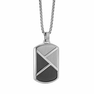 Stainless Steel Mosaic Dog Tag
