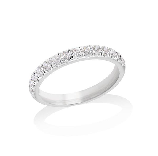 Steel Cubic Zirconia Band