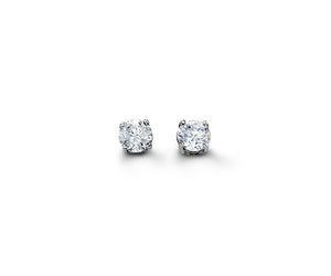 3mm Cz Round Studs