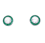 Anastasia Emerald Green Stud Earrings