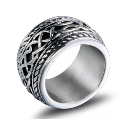 15mm Stainless Steel Celtic Band