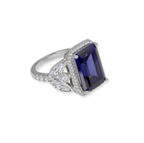 Grace FancySapphire Blue Ring