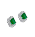 Arabella Green Emerald Earring