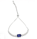 Anastasia Ruby Red/Sapphire Blue  Bolo Bracelet