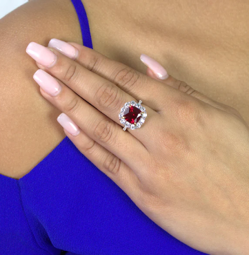 Diana Ruby Red Ring