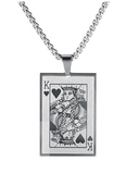 Stainless Steel King Of Heart Necklace