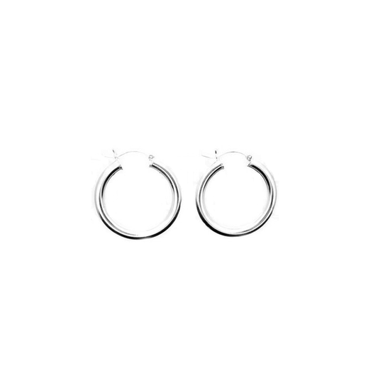 (20mm)Sterling Silver Hoops