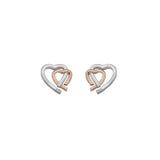 (0.01cttw) Hearts Earrings