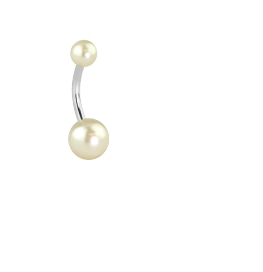 Pearl belly button on sale rings