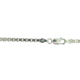 (2.8mm)Sterling Silver Box Chain 16-24 inches