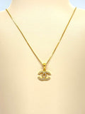 GoldIpChanel Inspired Necklace