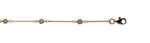RoseGold Necklace with CZ