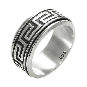 Greek Key Spinning Ring