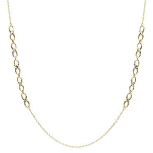Two-Tone Infinity Necklace