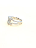 Sterling Silver Double C Ring