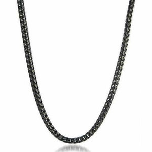 Stainless Steel 5mm Black Franco Chain