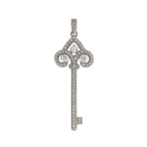 Tiffany Inspired Key Necklace