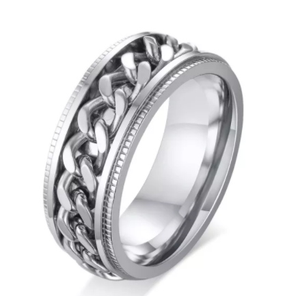 8mm Stainless Steel Spinner Chain Ring