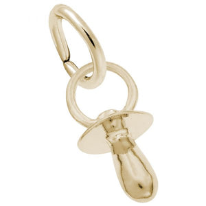 10k Yellowgold Pacifier Charm