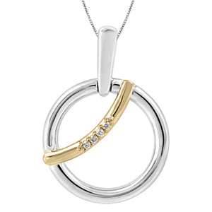 (0.015ct) Gold and Silver Canadian Diamond