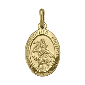 10k Yellow Gold (Large) St. Christopher
