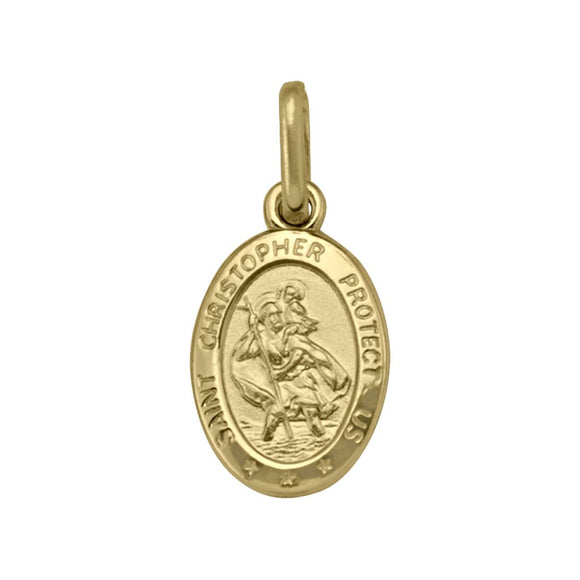 10k Yellow Gold (Small) St. Christopher