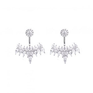 Sterling Silver Fancy After Eight Ear Jacket