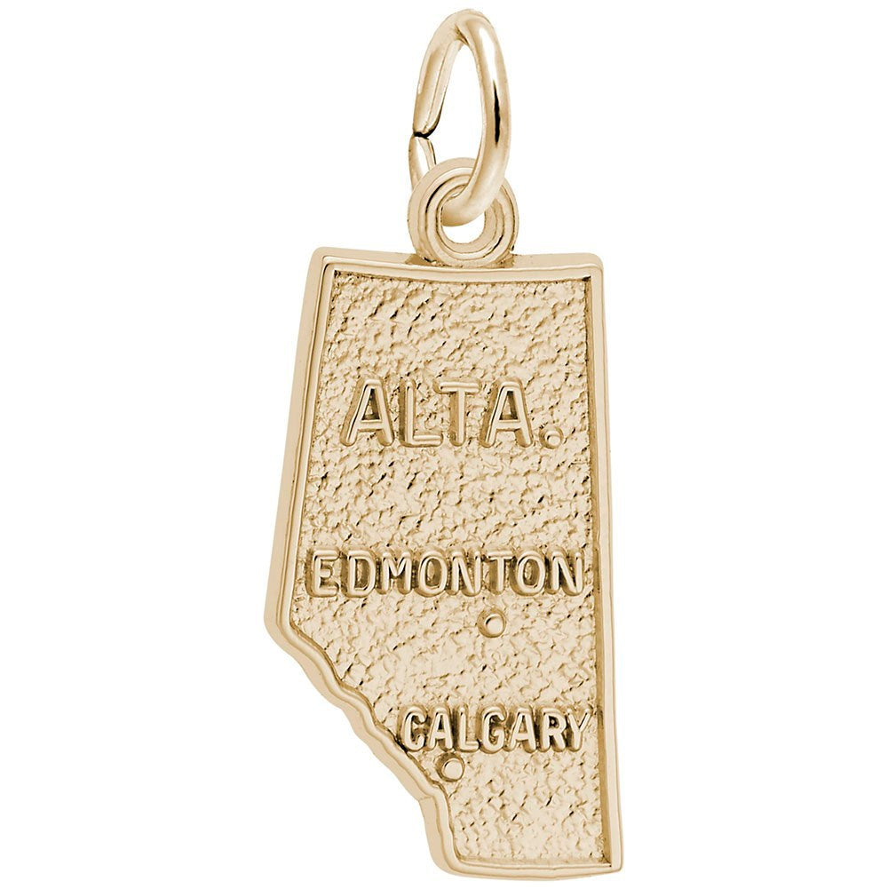 Rembrandt Charms Alberta Map Charm